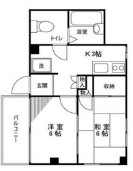 K′sフラットの物件間取画像